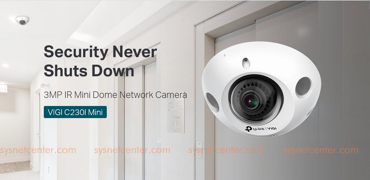防犯カメラ tp-link VIGI IR Mini Dome C230I 3MP VIGI C230I | VIGI 3MP IRドーム型ネットワークカメラ | TP-Link 日本